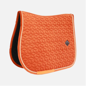 Kentucky Velvet Saddle Pad Jumping#color_orange