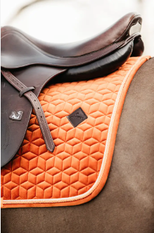 Kentucky Velvet Saddle Pad Jumping#color_orange