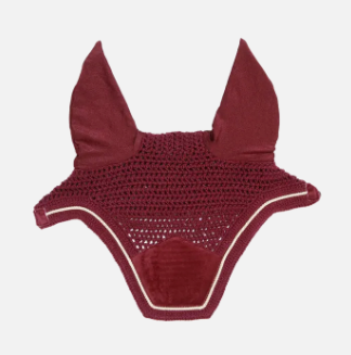 Fly Veil Bonnet Wellington Velvet Collection#color_bordeaux