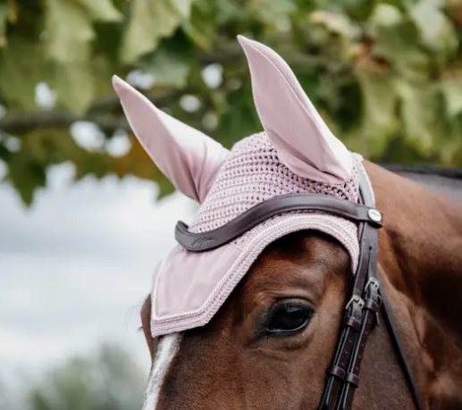 Fly Veil Bonnet Wellington Velvet Collection#color_light-pink