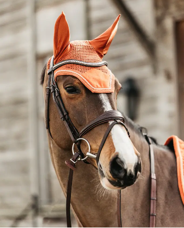 Fly Veil Bonnet Wellington Velvet Collection#color_orange