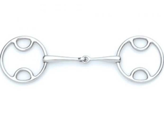 Loop Ring Stainless Steel Gag Bit. Size 5.75"