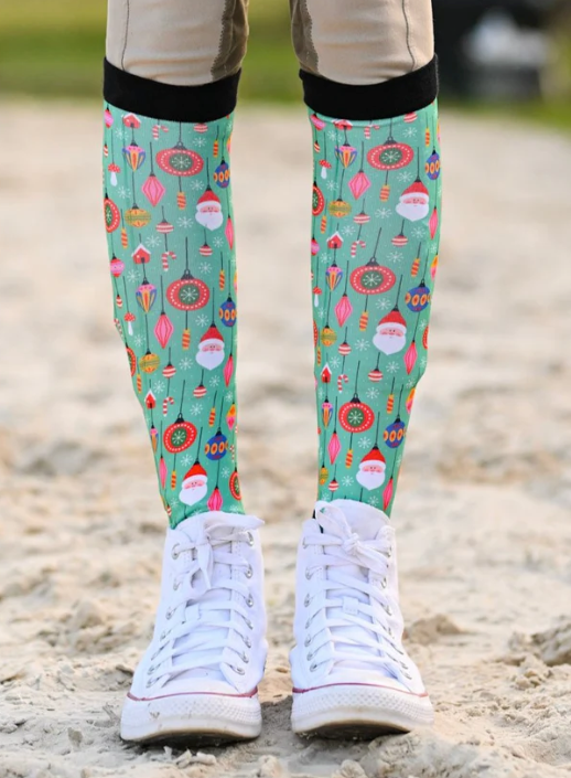 Christmas Holiday Dreamers & Schemers Boot Socks