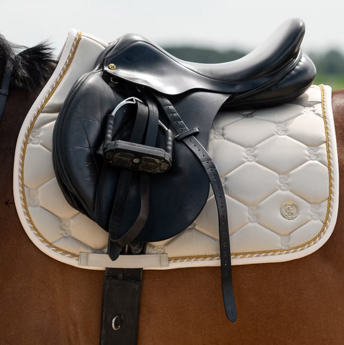 Signature Saddle Pad   - Dark Ivory