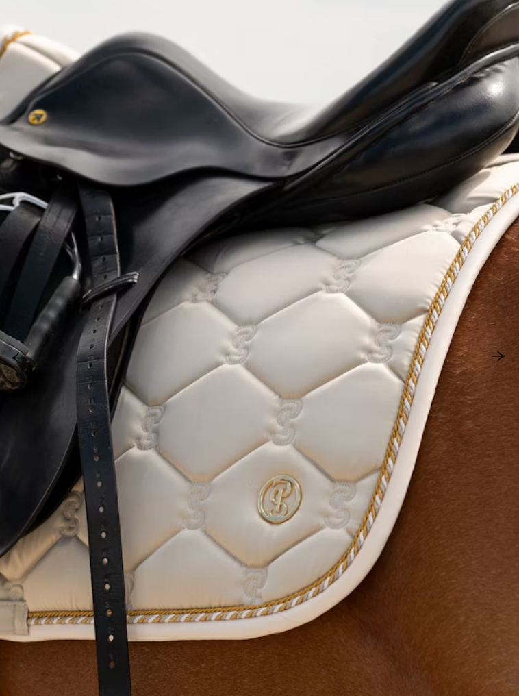 Signature Saddle Pad   - Dark Ivory