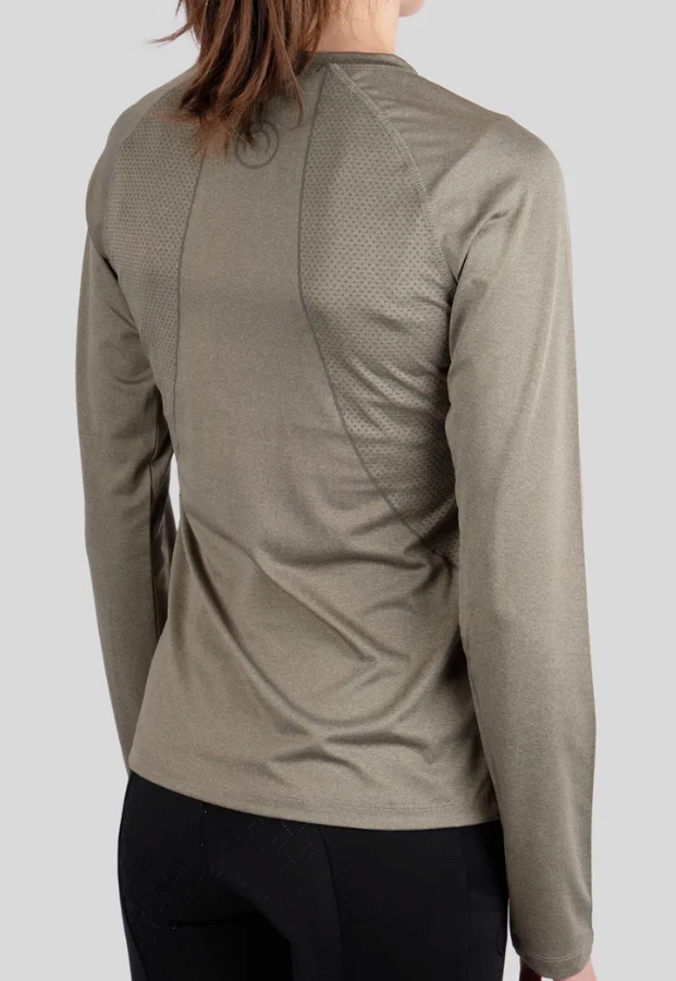 Birgitte Base Layer - Olive Melange