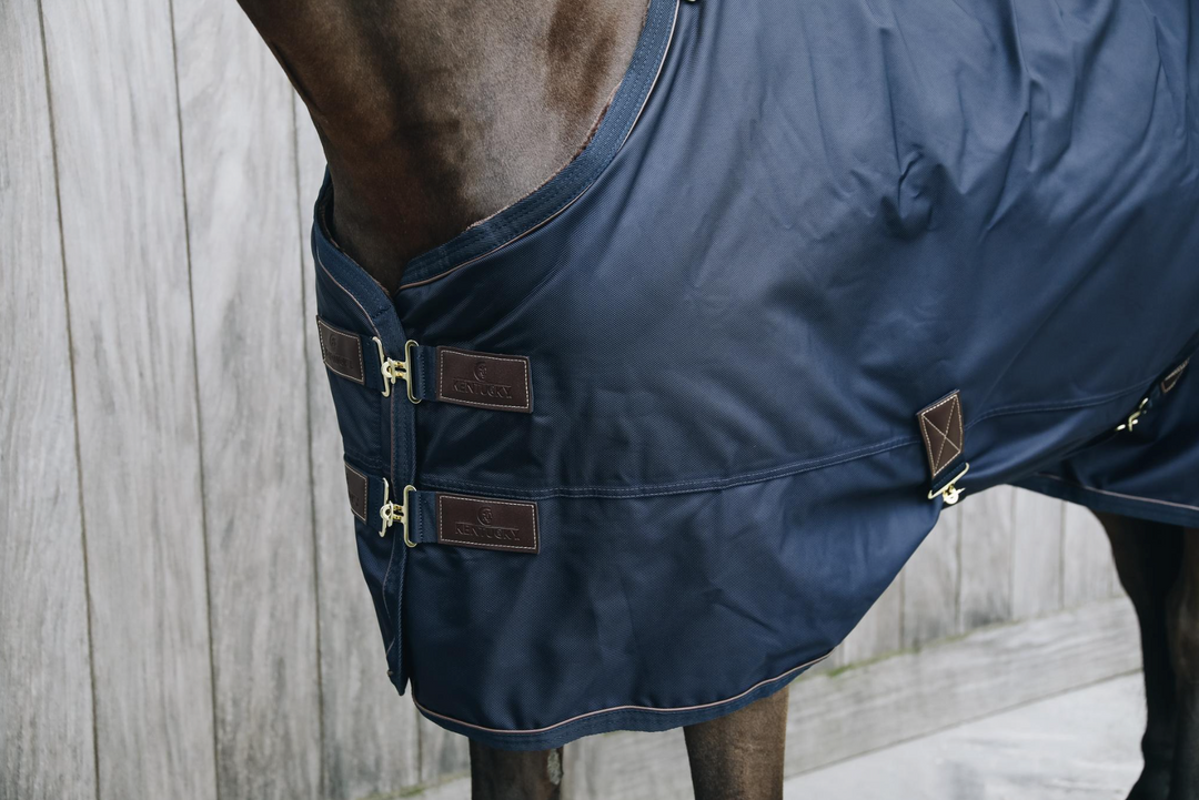 Kentucky All Weather Waterproof Pro Turnout Rug NAVY (0g - 300g fill options)