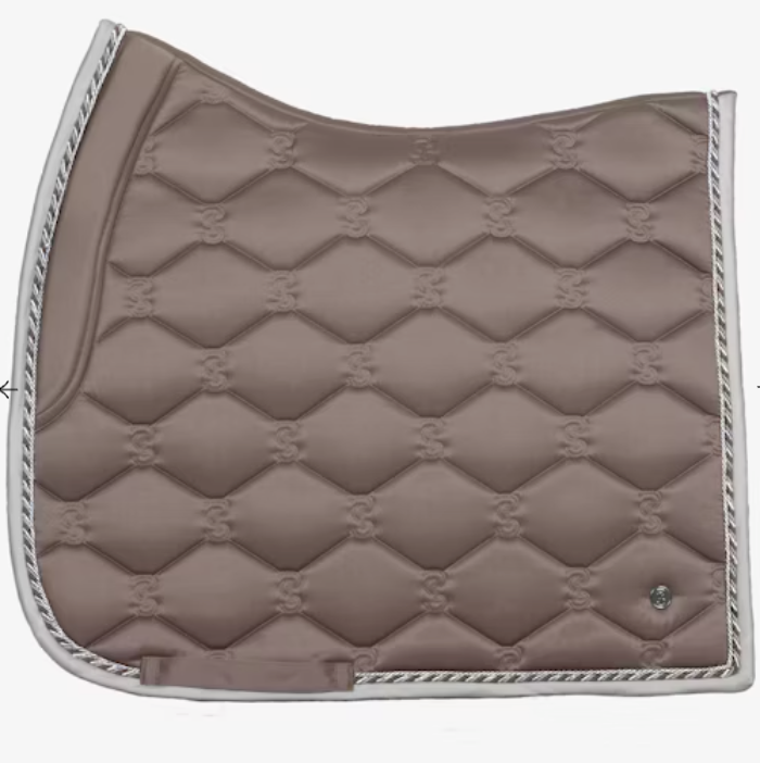 Signature Dressage Saddle Pad  - Warm Grey