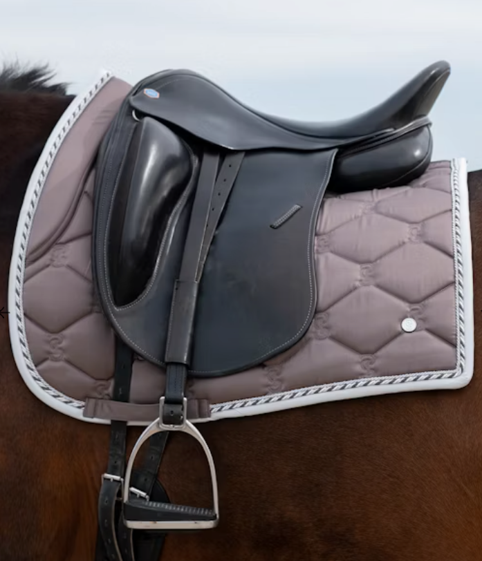 Signature Dressage Saddle Pad  - Warm Grey