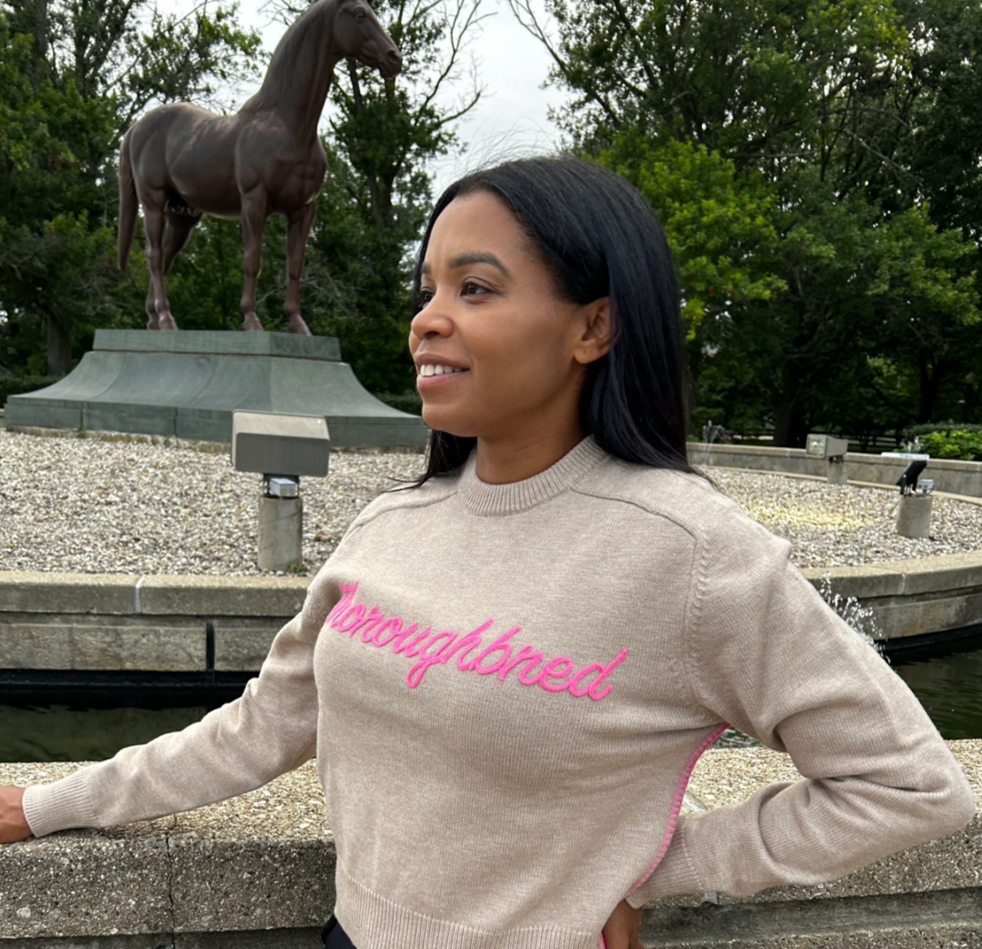 The Thoroughbred Sweater (proceeds benefit Thoroughbred rescue)