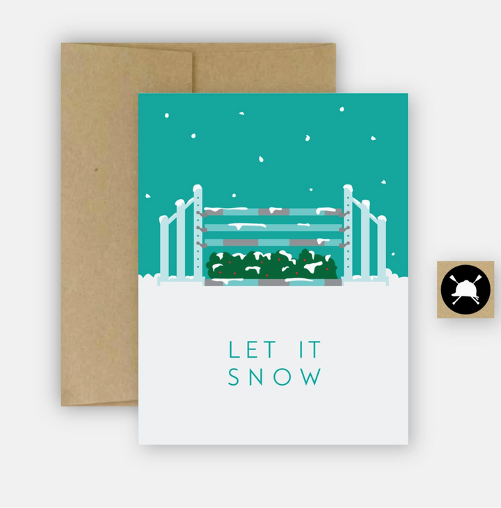 Let It Snow Jump Standards (Set of 8) Christmas Cards