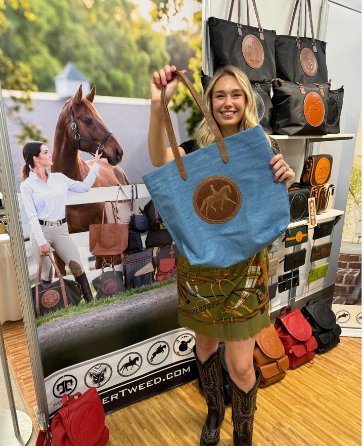 NEW UPDATED Tucker Tweed Equestrian Barn Bag