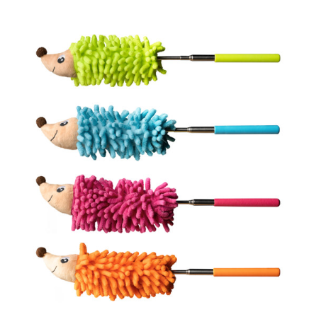 The Ledgehog Microfiber Duster - Extendable, Bendable, Adorable too!