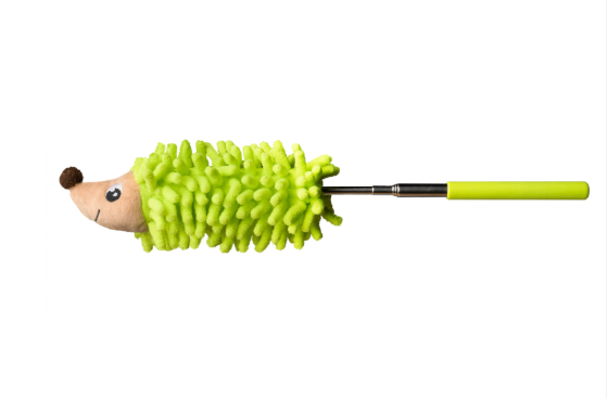 The Ledgehog Microfiber Duster - Extendable, Bendable, Adorable too!