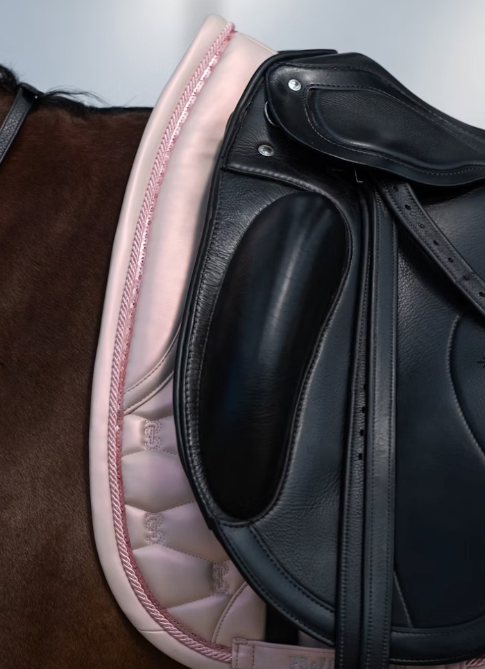 PS of Sweden Dazzling Metallic Pink Dressage Pad