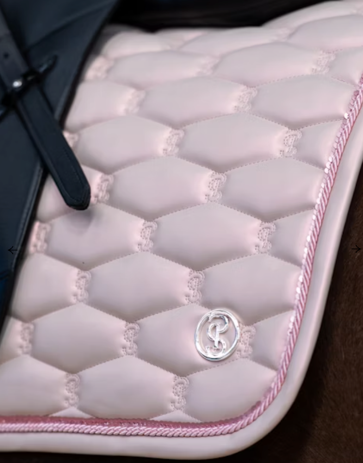 PS of Sweden Dazzling Metallic Pink Dressage Pad