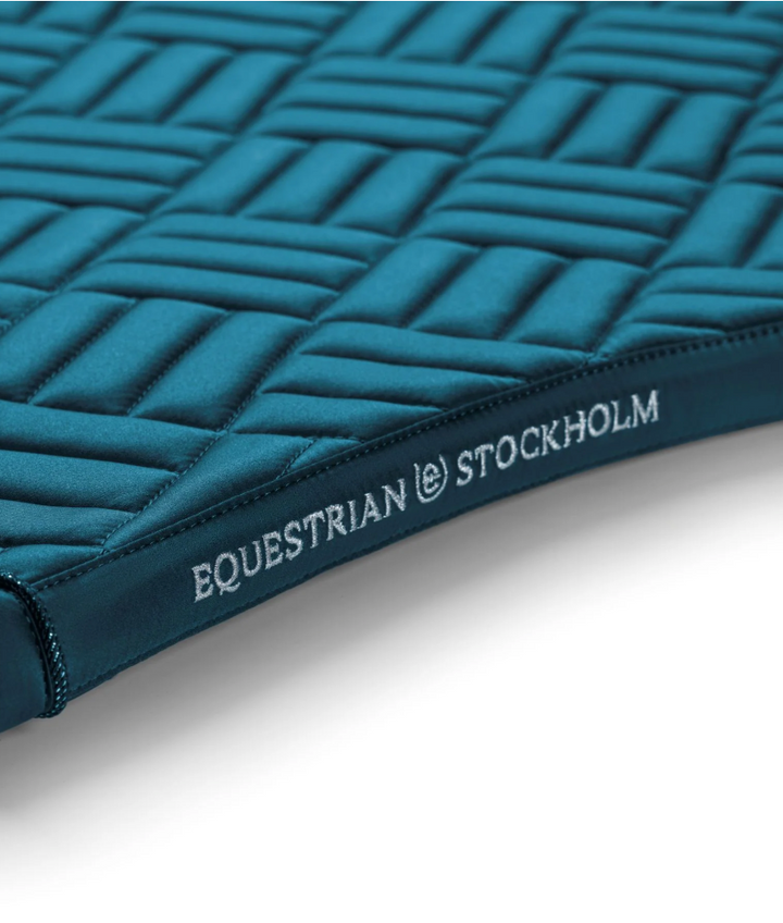 Equestrian Stockholm Modern Dressage Saddle Pad - Teal