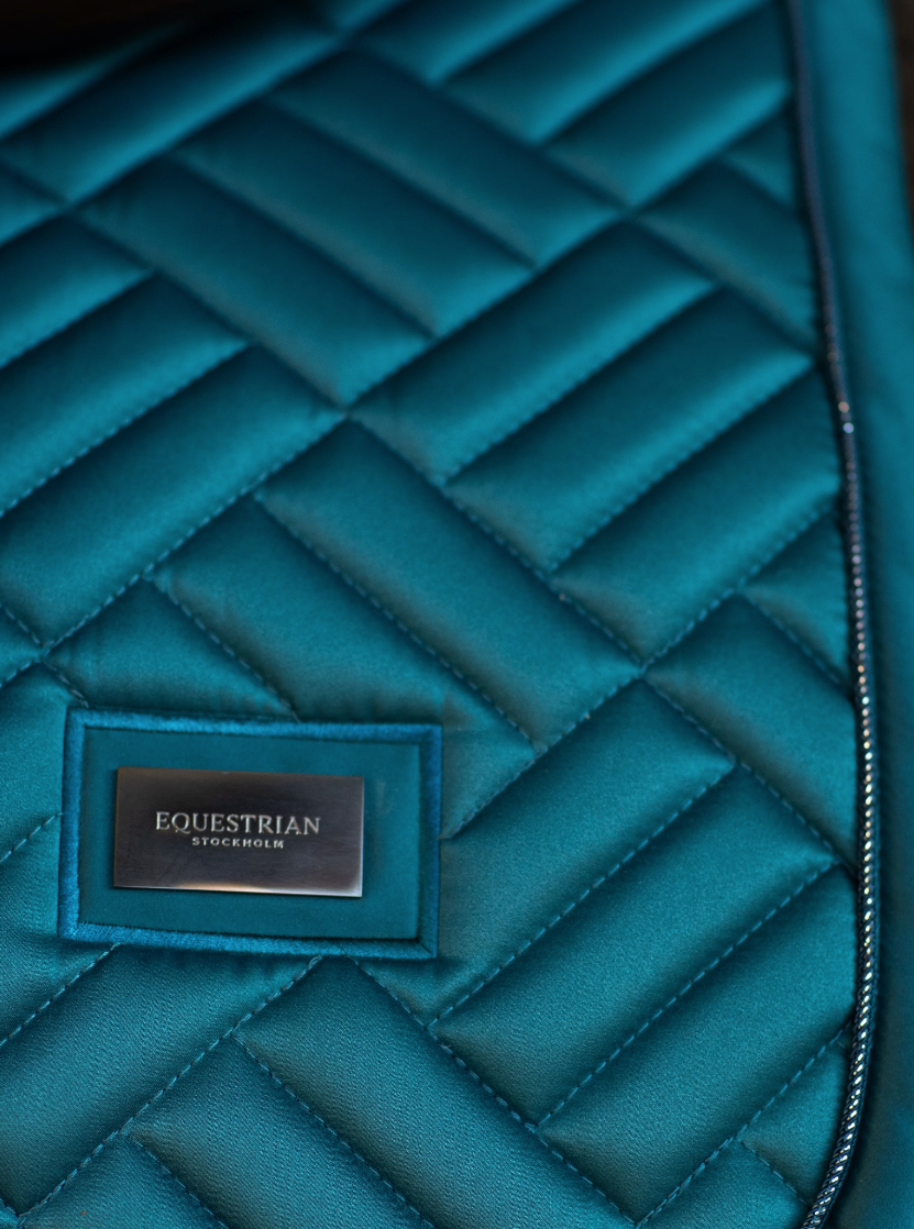 Equestrian Stockholm Modern Dressage Saddle Pad - Teal