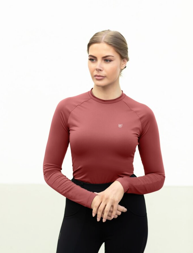 Equestrian Stockholm Dynamic Base Layer Top - Amber Rose