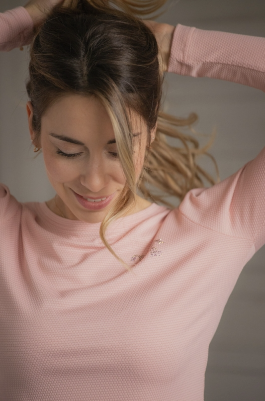 Pénélope Techty Honey Long Sleeve - Pale Pink