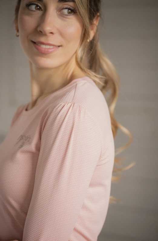 Pénélope Techty Honey Long Sleeve - Pale Pink