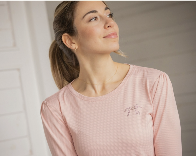 Pénélope Techty Honey Long Sleeve - Pale Pink