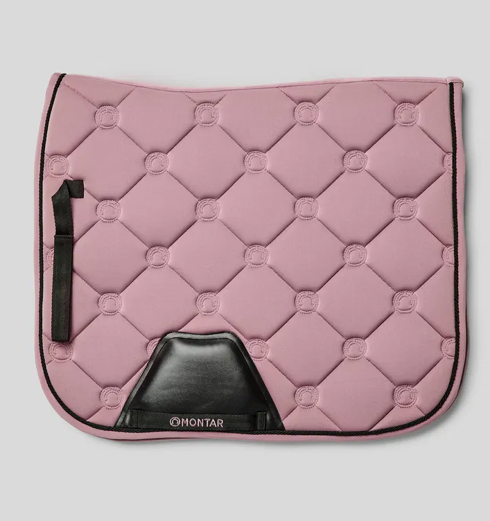 Montar Flow Quilted Softshell Dressage Pad - Dusty Rose