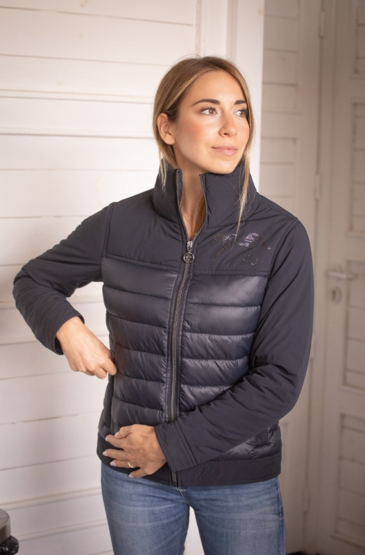 Pénélope Edelweiss Quilted Jacket - Navy