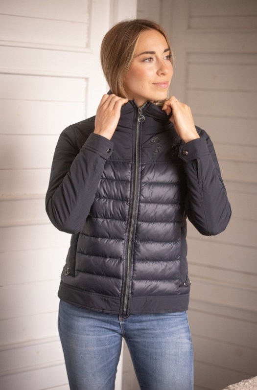 Pénélope Edelweiss Quilted Jacket - Navy