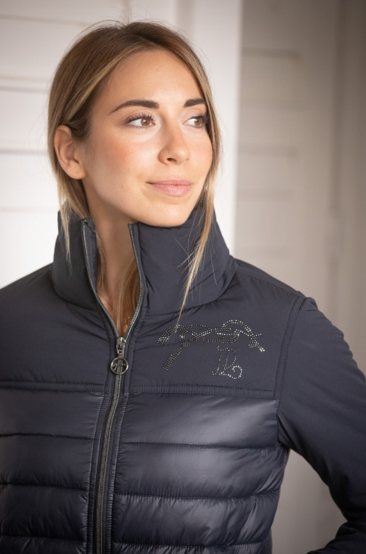 Pénélope Edelweiss Quilted Jacket - Navy