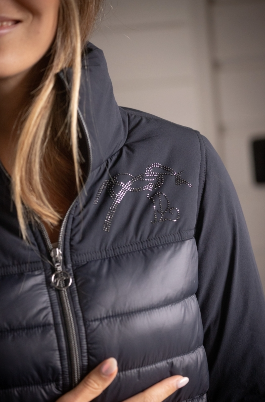 Pénélope Edelweiss Quilted Jacket - Navy