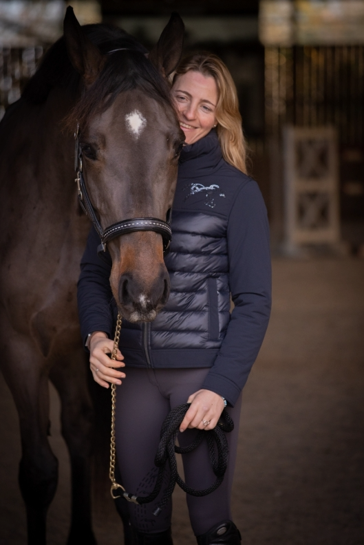 Pénélope Edelweiss Quilted Jacket - Navy