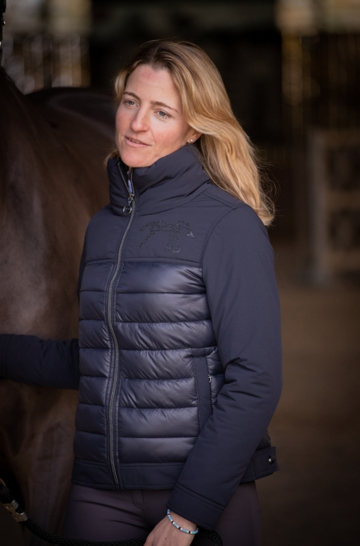 Pénélope Edelweiss Quilted Jacket - Navy