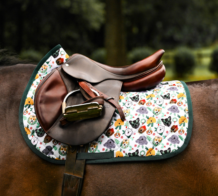 Holiday Saddle Pads -  Deck The Paws - Ltd. Edition Christmas 2025