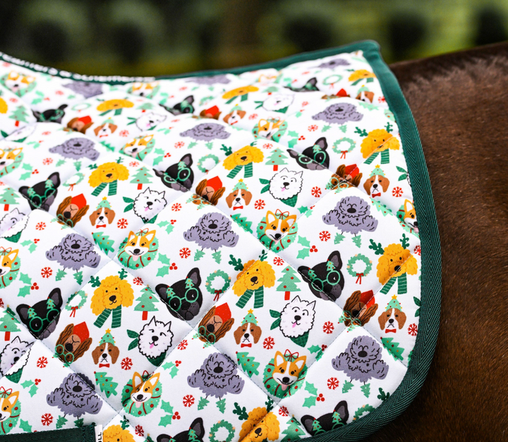Holiday Saddle Pads -  Deck The Paws - Ltd. Edition Christmas 2025