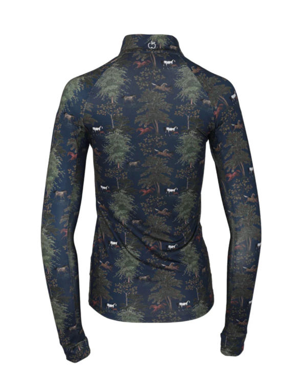 Dapplebay Autumn Toile 1/4 Zip Long sleeve