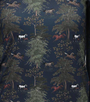 Dapplebay Autumn Toile 1/4 Zip Long sleeve