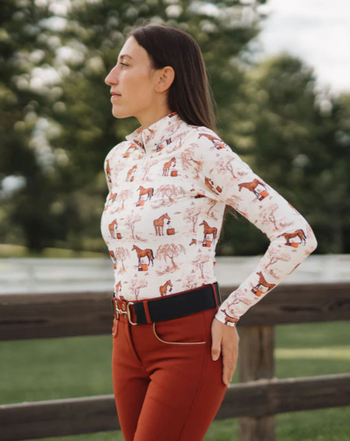 TUCKER TWEED® TOILE Long Sleeve Top
