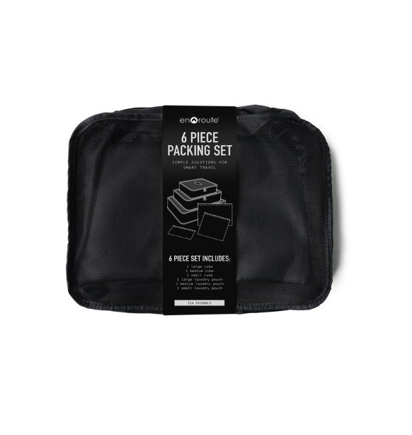 En Route Travel Packing Cube Set, TSA approved
