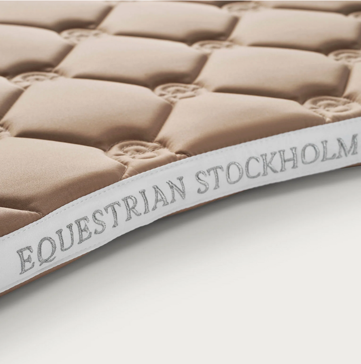 Equestrian Stockholm Classic Sand Saddle Pad - Dressage & Jump