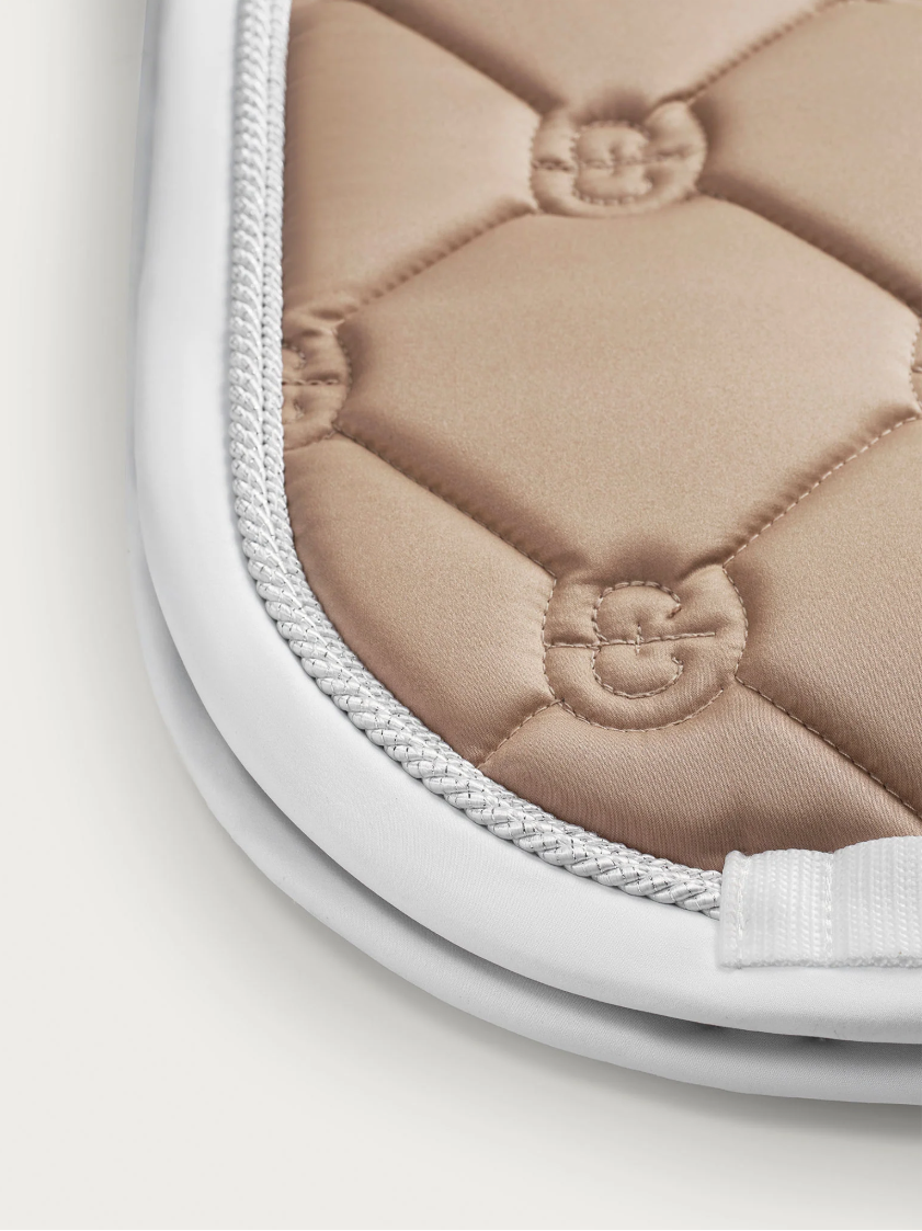 Equestrian Stockholm Classic Sand Saddle Pad - Dressage & Jump
