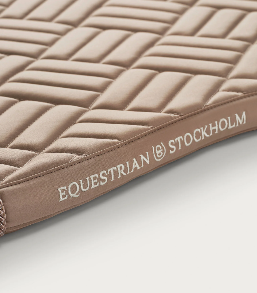 Equestrian Stockholm Modern Sand Saddle Pad - Dressage & Jump