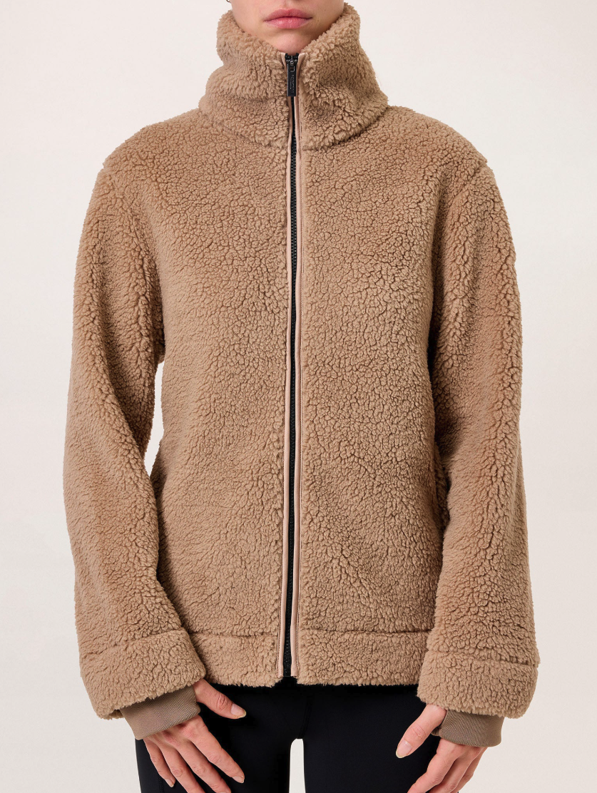 Equestrian Stockholm Teddy Fleece Jacket - Sand