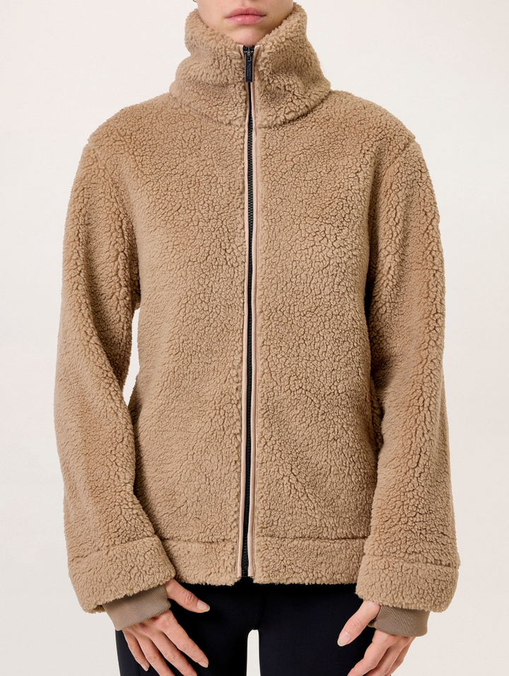 Equestrian Stockholm Teddy Fleece Jacket - Sand