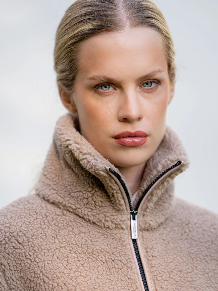 Equestrian Stockholm Teddy Fleece Jacket - Sand