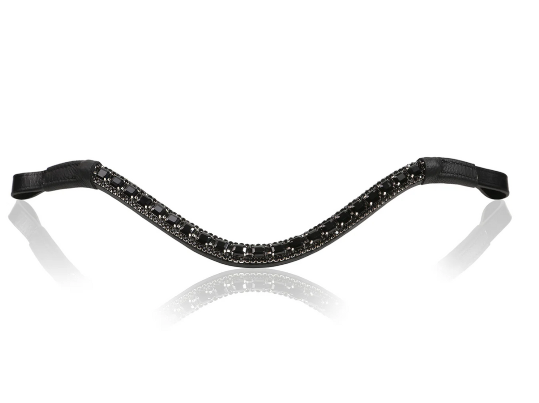 Lumiere Onyx Crystal Browband