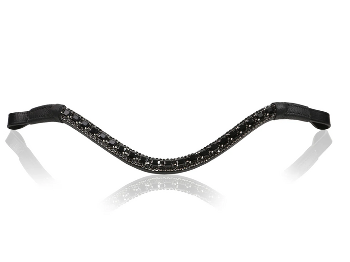 Lumiere Onyx Crystal Browband