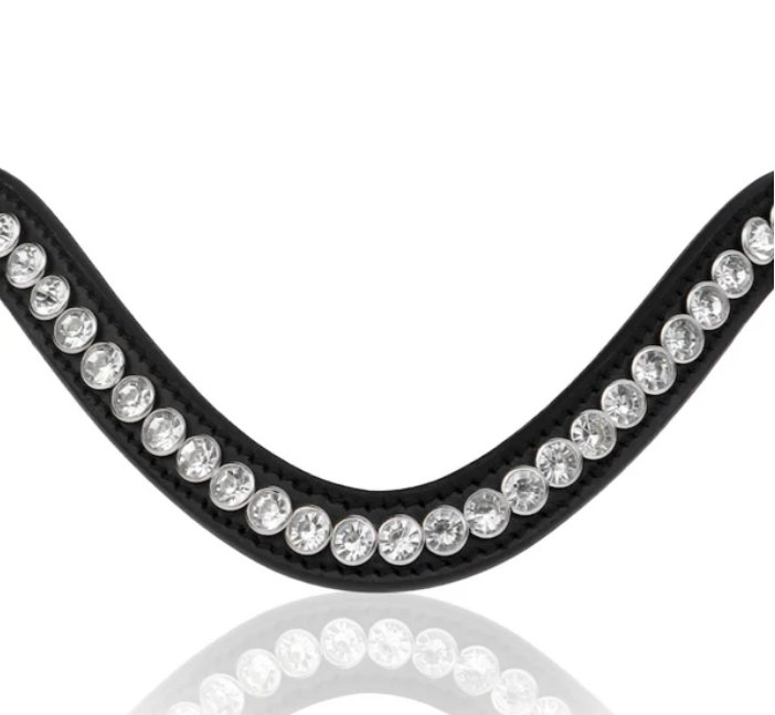 Lumiere Saphira Clear Round Crystal  Snap Browband