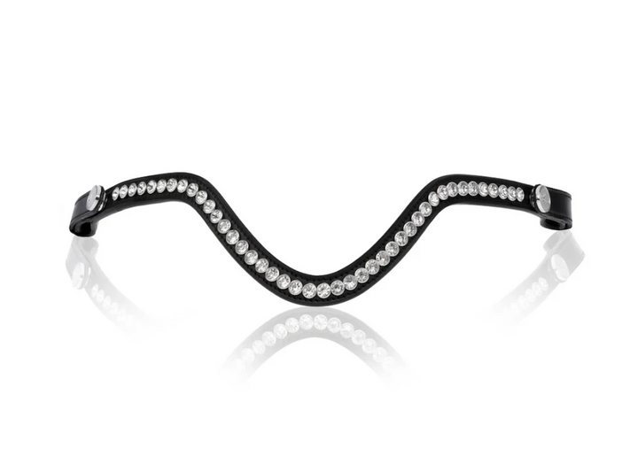 Lumiere Saphira Clear Round Crystal  Snap Browband