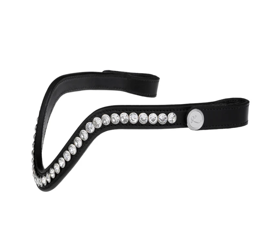 Lumiere Saphira Clear Round Crystal  Snap Browband